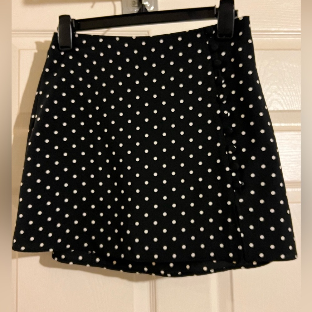 Zara polkadot skort